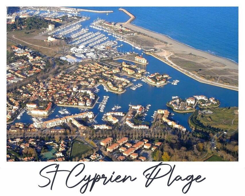 Joli T2 Avec Clim, 4/6 Personnes,500M De La Plage. Saint-Cyprien  Dış mekan fotoğraf
